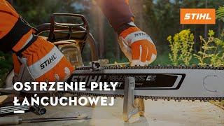 Porady STIHL Ostrzenie piły łańcuchowej [upl. by Repinuj]