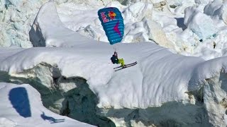 Speedriding Freestyle Skiing meets Paragliding [upl. by Eizle]