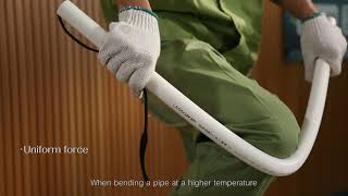 How to bend PVC conduits with spring  LESSO [upl. by Repard708]