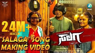 quotSalagaquot Song Making Video  Salaga Kannada Movie  Duniya vijay  Dhananjaya  Sanjana Anand [upl. by Ttezil327]