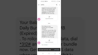 How To Check Airtel Data balance [upl. by Eibrik]