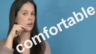 How to Pronounce COMFORTABLE  AMERICAN ENGLISH PRONUNCIATION [upl. by Alyda]