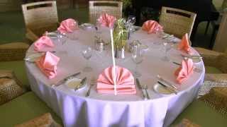 Setting Banquet Tables Training Video [upl. by Concettina]