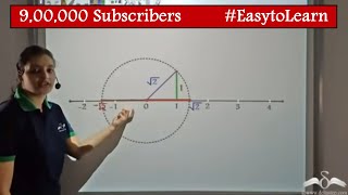 Irrationals on Number Line  Number System  Class 9  CBSE  NCERT  ICSE [upl. by Hammel]