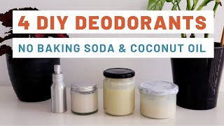 4 DIY Deodorant Recipes StepByStep Tutorial [upl. by Rednaeel]