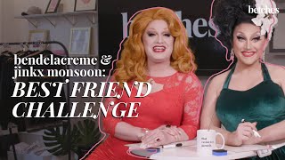 RuPauls Drag Race Stars BenDeLaCreme and Jinkx Monsoon Play Best Friend Challenge [upl. by Patrizius]