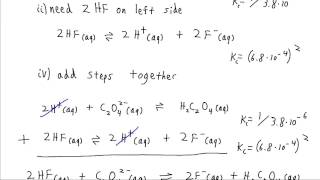 Equilibrium Constants For Multistep Reactions [upl. by Ytteb]