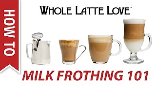 Milk Frothing for Beginners [upl. by Tay905]