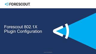 How To Forescout RADIUS Configuration [upl. by Gen]