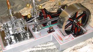 Running Model Corliss Steam Engine [upl. by Marks717]