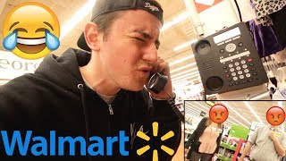 Silly Noises On The Walmart INTERCOM KICKED OUT [upl. by Llevrac613]