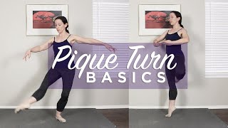 Pique Turn Basics for Ballet [upl. by Spatola8]