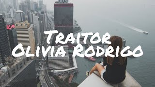 Olivia Rodrigo  Traitor  Clean Lyric Video [upl. by Cameron244]