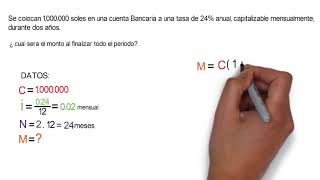 Interés Compuesto préstamo bancario matemática financiera [upl. by Allyson]