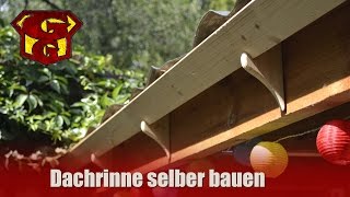 Dachrinnen selber herstellen  Garagengurus 8 [upl. by Masera880]