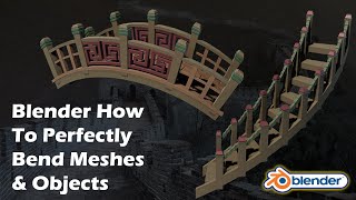 Blender How To Perfectly Bend Meshes amp Objects [upl. by Iolenta513]