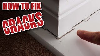 How to properly FILL CRACKS around Window Sills [upl. by Ylle]