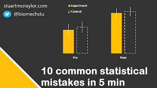 Ten Statistical Mistakes in 5 Min [upl. by Rigdon]