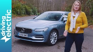 Volvo S90 T8 Twin Engine review – DrivingElectric [upl. by Rama301]