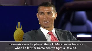 Cristiano Ronaldo Jokes About Pique Relationship After Man Utd [upl. by Whitaker141]