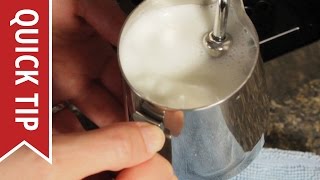 How to AutoFroth Milk for Lattes [upl. by Drofnats595]