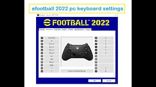 eFootball 2022 PES PC Keyboard Settings and Control [upl. by Mushro984]