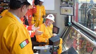 Visita al pozo petrolero Xikin en Tabasco [upl. by Nylyaj]