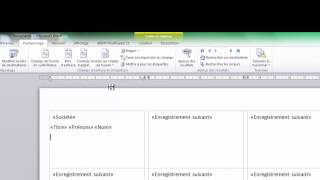 Etiquettes avec Word et Excel [upl. by Gothart]