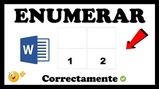 🔴 Como Poner NUMERO de PAGINA en WORD desde la Segunda Hoja [upl. by Enawtna]