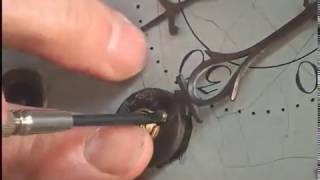 How to Remove an Antique Clock Dial [upl. by Einnim]