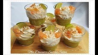 Verrine Avocat Saumon [upl. by Asilim]