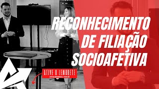 DIREITO DE FAMÍLIA Reconhecimento de filiação socioafetiva [upl. by Malkin14]