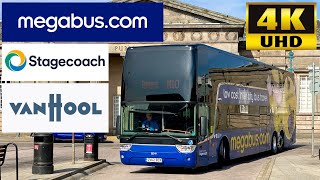 Megabus Scottish Citylink M10 Inverness to Glasgow Van Hool TD927 Astromega Coach50249SV62BDX [upl. by Norling]