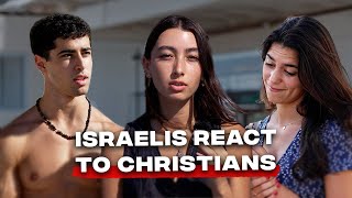 Israeli Jews React to Christians  Street Interview [upl. by Nroht]