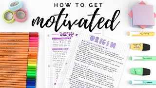 How to get motivated  study motivation tips [upl. by Suollecram]