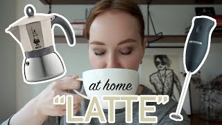 HOW TO MAKE A quotLATTEquot AT HOME moka pot  frother [upl. by Llertnov677]