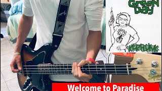 Green Day  Welcome to Paradise Bass Cover Kerplunk Version HQHD [upl. by Yecats539]