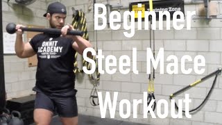 Beginner Steel Mace Workout [upl. by Dougy]