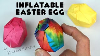 Inflatable Easter Egg  Pure Origami [upl. by Haisoj184]