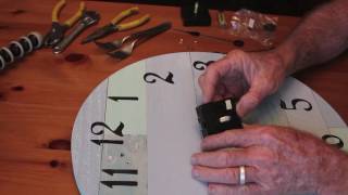 Replace a quartz clock movement [upl. by Iadrahc]