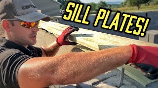 How To Install A Sill Plate On A Foundation [upl. by Denny656]