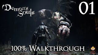 Demons Souls Remake  Walkthrough Part 1 Gates of Boletaria [upl. by Elleyoj]