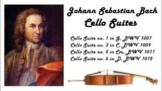 Johann Sebastian Bach  Cello suites in 432 Hz great for reading or studying [upl. by Aenahs]