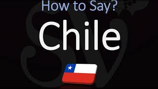 How to Pronounce Chile CORRECTLY [upl. by Darce]