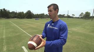 The Drop  How to Punt a Football Series by IMG Academy Football 2 of 5 [upl. by Ariella]