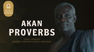 Akan Proverbs And Their Meaning [upl. by Seravaj]