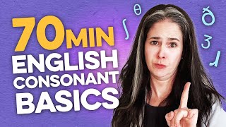 Learn 24 English Consonant Sounds in 70 Minutes  Pronunciation Compilation  Rachels English [upl. by Narot702]