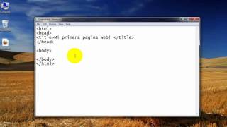 Como crear una pagina web completa en HTML  1 [upl. by Athal]