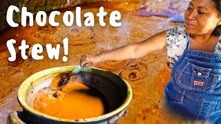 Oaxacan Mole Negro  THE MOST MYSTERIOUS Mexican Food in Oaxaca Village Mexico [upl. by Ardnosak674]