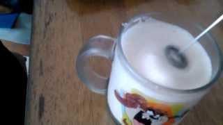 Aerolatte Review Frothing Cold Milk In Under 1 Minute [upl. by Fayina]